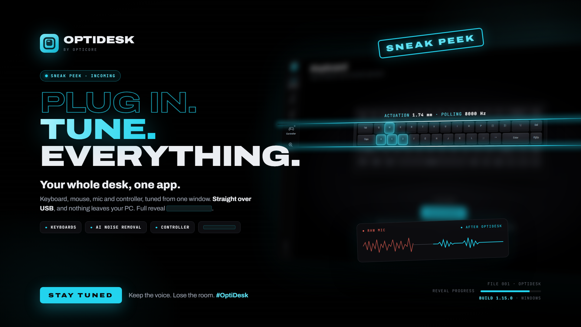 OptiDesk sneak peek